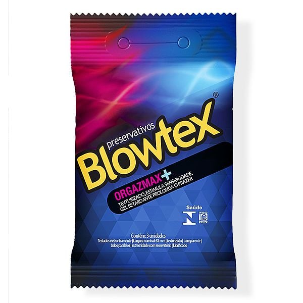 Blowtex Orgazmax+ - Preservativo com Textura que Estimula a Sensibilidade - 1